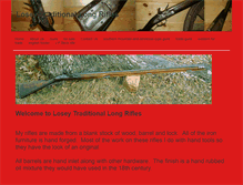 Tablet Screenshot of loseyfirearms.com